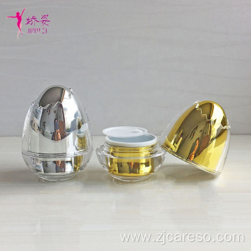 30g Luxury Egg Shape Acrylic Cream Jar